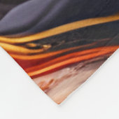 ゴールキーパーのアイスホッケーあなたの名前Goalie フリースブランケット (角)