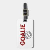 ゴールキーパーの荷物のラベル ラゲッジタグ (正面縦)