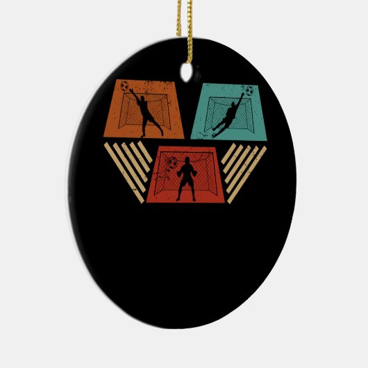 ゴールキーパーサッカーゴアリーアスリートゴールキーパーゴアーク セラミックオーナメント (右)