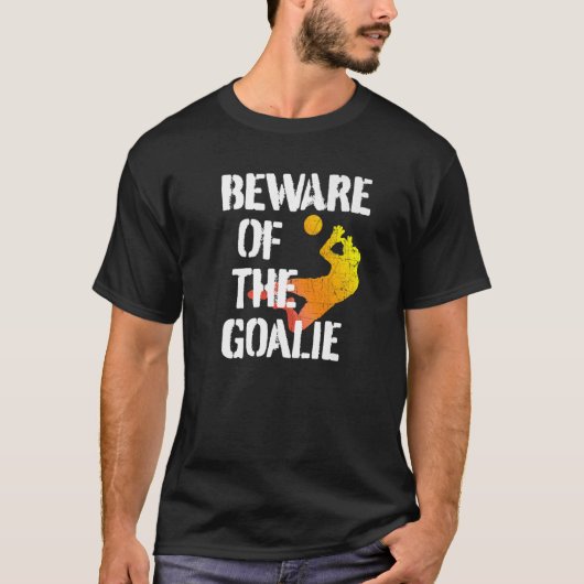 ゴールキーパーサッカーゴアリーデザイン2 Tシャツ (正面)