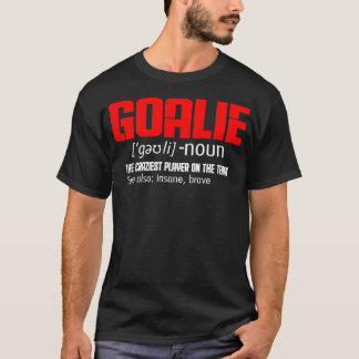 ゴールキーパー定義サッカーホッケー Tシャツ