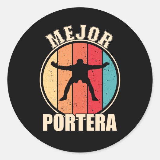 ゴールキーパー最高の ラウンドシール (正面)