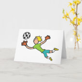 ゴールキーパー カード (黄色い花)