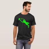 ゴールキーパー - グリーン Tシャツ (正面フル)