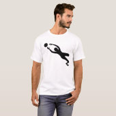 ゴールキーパー - ブラック Tシャツ (正面フル)