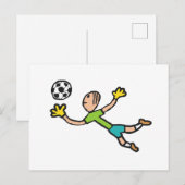 ゴールキーパー ポストカード (正面/裏面)