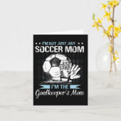 ゴールキーパー ママ T シャツ サッカー ゴールキーパー ママ 母の日 女性 カード (黄色い花)