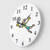 ゴールキーパー ラージ壁時計 (傾斜)