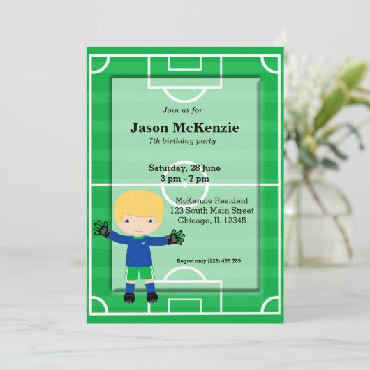 ゴールキーパー 招待状 (スタンド正面)