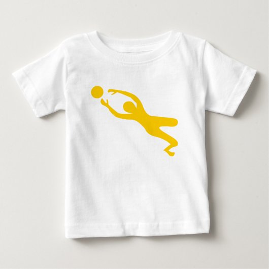 ゴールキーパー – 琥珀 ベビーTシャツ (正面)