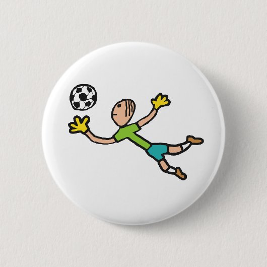 ゴールキーパー 缶バッジ (正面)