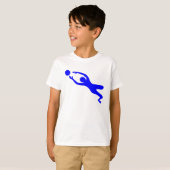 ゴールキーパー – 青 Tシャツ (正面フル)
