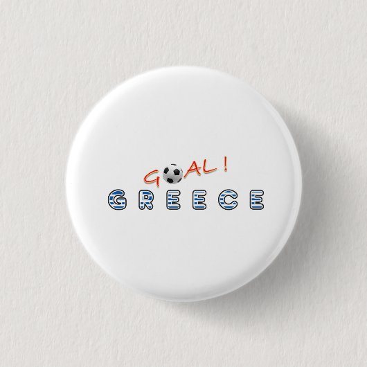 ゴールギリシャ 缶バッジ (正面)