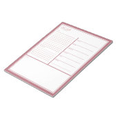 ゴールゲッターウィークリープランナー ノートパッド (アングル)