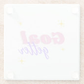 ゴールゲッター ガラスコースター (裏面)