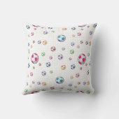 ゴールサッカーパターン クッション (裏面)