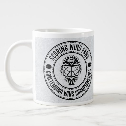 ゴールテンが陸上ホッケーマグに勝利 ジャンボコーヒーマグカップ (左)