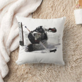 ゴールテンダー – ホッケープレーヤー クッション (ブランケット)