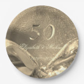 ゴールデエレガントンの50周年記念パーティー ペーパープレート (正面)