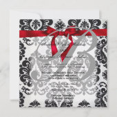 ゴールデエレガントンアクセント金ゴールド結婚式招待 招待状 (正面)