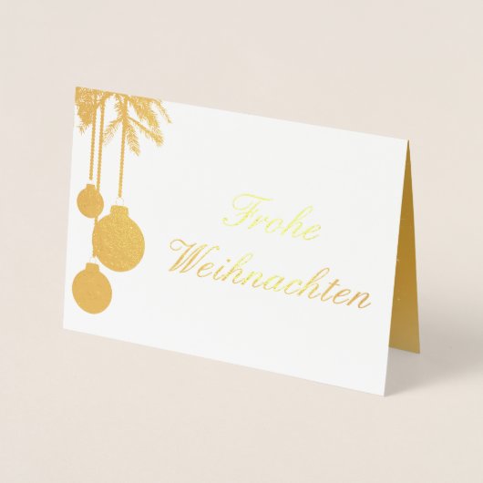 ゴールデエレガントンウェイナクテン金ゴールドフリーンカルテ 箔カード (正面)