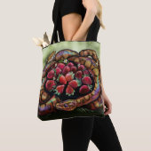 ゴールデテアリスレインボーボア狭窄器 トートバッグ (クローズアップ)