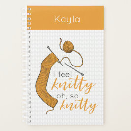 ゴールデロッ感じドイエローIニット、ああ、そうニット プランナー手帳