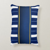 ゴールデンいかりオンブルーストライプ航海のズ アクセントクッション (裏面(縦))