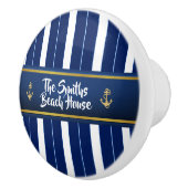 ゴールデンいかりオンブルーストライプ航海のズ セラミックノブ (右)