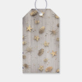 ゴールデンいかりネイビー航海の結婚ズ ギフトタグ (裏面)