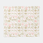 ゴールデンいかりパターン フリースブランケット (正面(横))