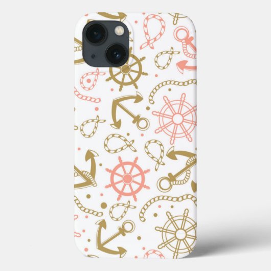 ゴールデンいかりパターン Case-Mate iPhoneケース (裏面)