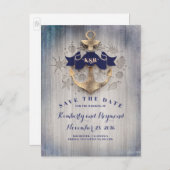 ゴールデンいかり航海の日付の保存 案内ポストカード (正面/裏面)