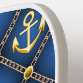 ゴールデンいかり ピックルボールラケット (左詳細)