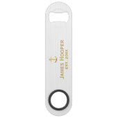 ゴールデンいかり（ロープ付き）|贈航海のり物 スピード栓抜き (正面)