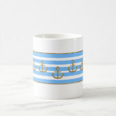 ゴールデンいかり、愛のシンボル。 コーヒーマグカップ (中央)