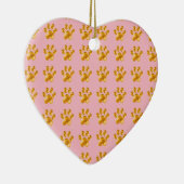 ゴールデンおいしい可愛い小さな足 セラミックオーナメント (右)