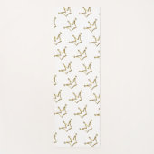 ゴールデンおもしろいクラウン – ラグジュアリー王室の1 ヨガマット (正面)