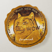 ゴールデンおもしろいドジェイン ラウンドクッション (裏面)