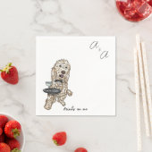 ゴールデンおもしろいドードルカクテル スタンダードカクテルナプキン (インサイチュ)