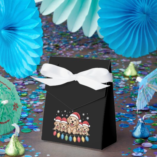 ゴールデンおもしろいレトリエバークリスマスパピードッグ フェイバーボックス (パーティー)