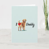 ゴールデンおもしろいレトリエバードッグバムお尻ファーズデー カード (正面)