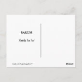 ゴールデンおもしろいレトリエバーバリウム科学者のジョーク ポストカード (裏面)