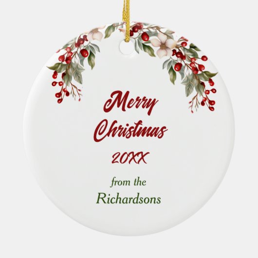 ゴールデンおもしろいレトリエバーパップデザイいけなン休日 セラミックオーナメント (裏面)