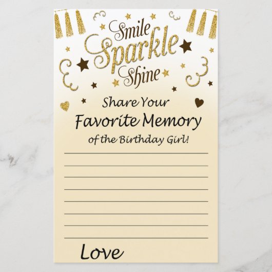 ゴールデンお気に入りのメモリーオブザ誕生日ガール (正面)