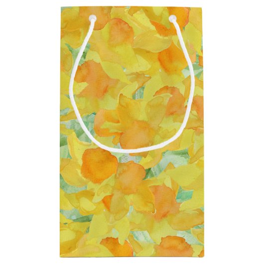 ゴールデンかわいらしイエローダフォジルスモール抱き枕 スモールペーパーバッグ (裏面)