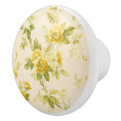 ゴールデンかわいらしイエローファームハウスフローラ セラミックノブ (右)