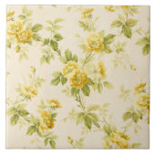 ゴールデンかわいらしイエローファームハウスフローラ タイル (正面)