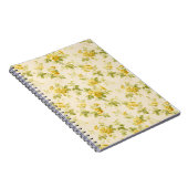 ゴールデンかわいらしイエローファームハウスフローラ ノートブック (右側)