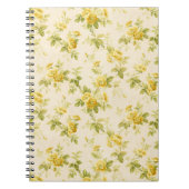 ゴールデンかわいらしイエローファームハウスフローラ ノートブック (正面)